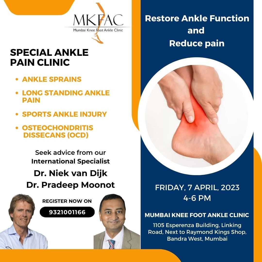 Special OPD for Ankle Sprain And Injuries | MKFAC