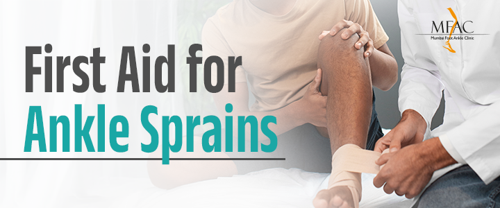 First Aid for Ankle Sprain | Dr. Pradeep Moonot