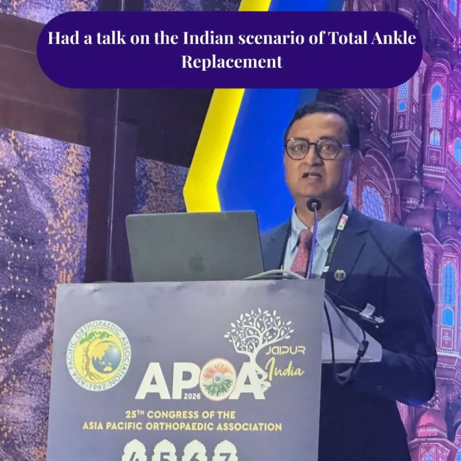 Dr Pradeep Moonot at APOA & TNOACON 2026 Congress