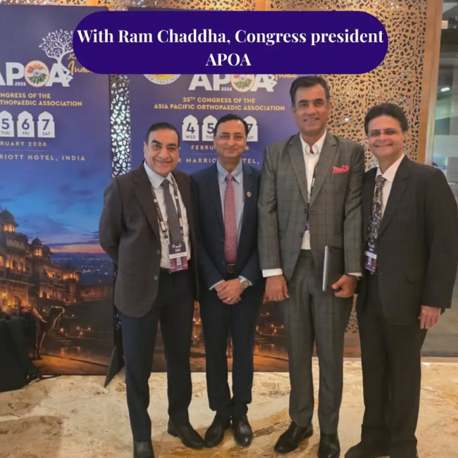 Dr Pradeep Moonot at APOA & TNOACON 2026 Congress