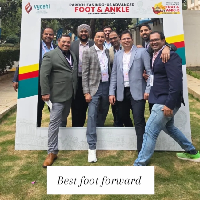 Dr. Pradeep Moonot Attends the Indo-US Foot & Ankle Course 2026